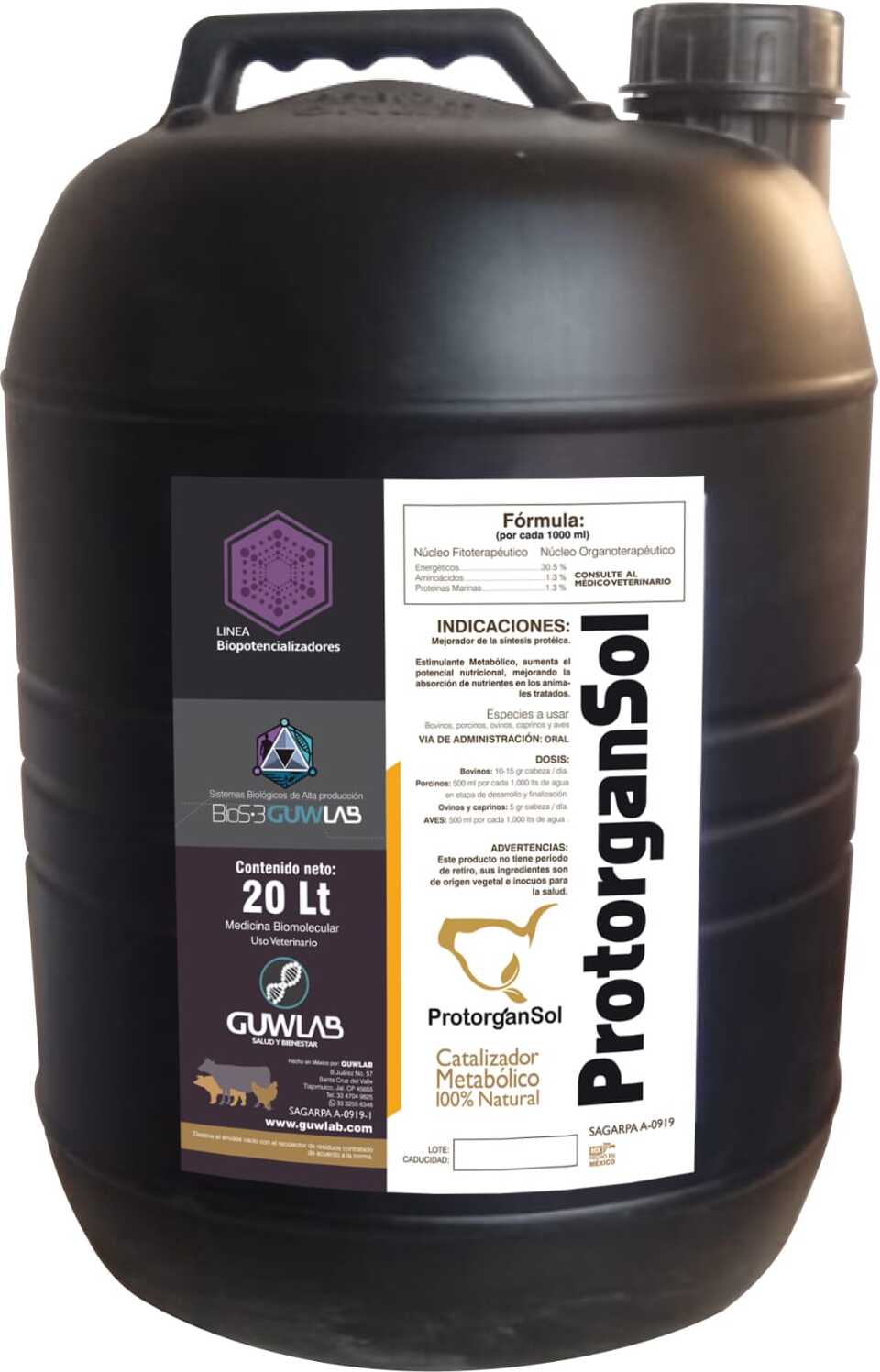 Protorgan — bidón